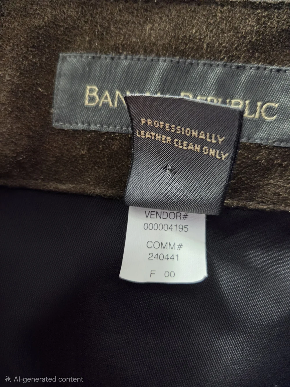 Banana Republic Men's Brown Suede Coat